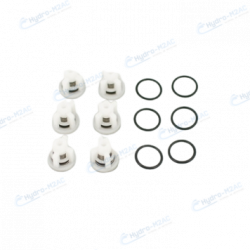 6.005.0117 - KIT 6 CLAPETS ET 6 JOINTS D'EAU POUR TETE LAITON 99