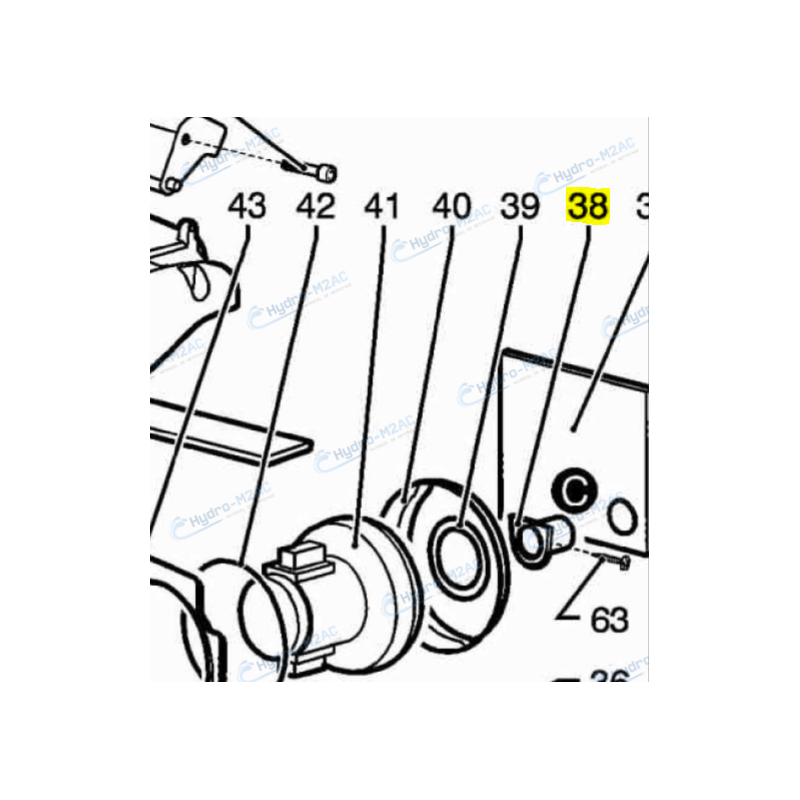 4.508.0009 - RACCORD DE CONNEXION DU FLEXIBLE D ASPIRATION