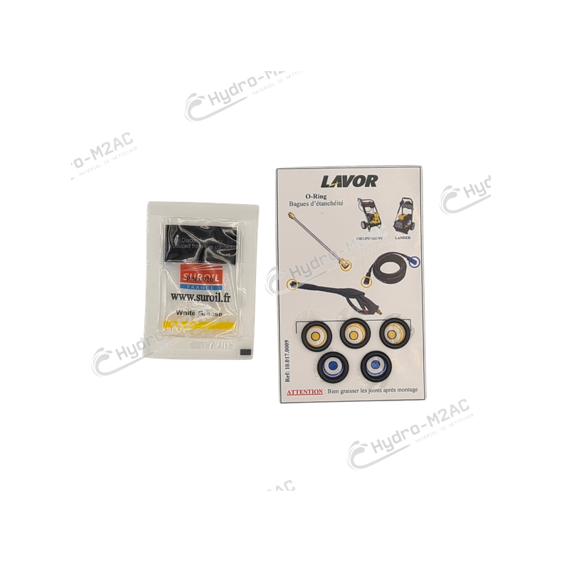 KIT JOINTS POUR ACCESSOIRES LAVOR THERMIQUE + GRAISSE 3G - image 1