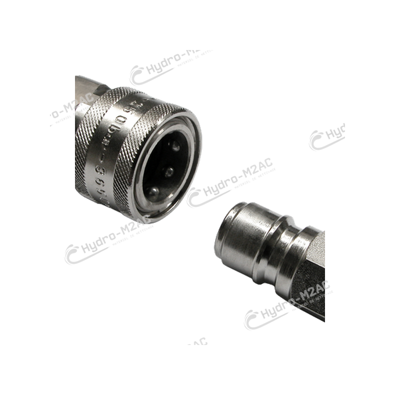 RACCORD FLEXIBLE/PISTOLET INOX 3/8" F - image 1