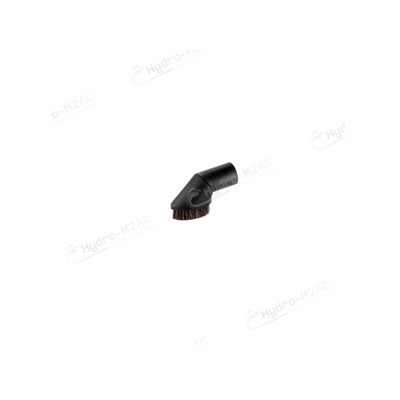BROSSE RONDE ORIENTABLE 32 NOIRE POILS NATURELS - image 1