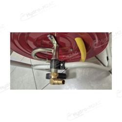 20.008.4656 - ENROULEUR BASSE PRESSION SUR ROUES – TUYAU 25 M Ø19 MM focus raccord