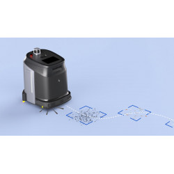 872157 - ROBOT NETTOYEUR DE SOL COMMERCIAL PHANTAS GAUSIUM 4 EN 1 IA