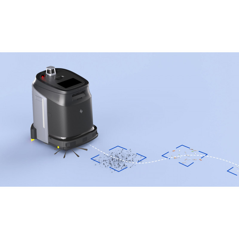 872157 - ROBOT NETTOYEUR DE SOL COMMERCIAL PHANTAS GAUSIUM 4 EN 1 IA