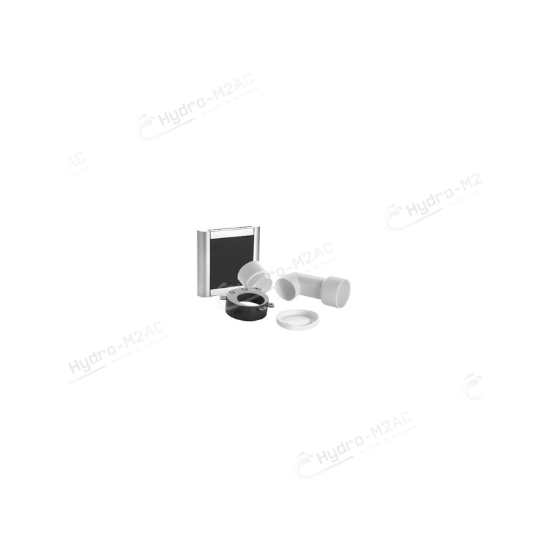 PRISE MURALE ENCASTRABLE ALUMINIUM NOIR - image 1