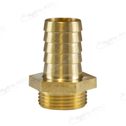 RACCORD DROIT CANNELÉ 3/4M-19 LAITON - image 1