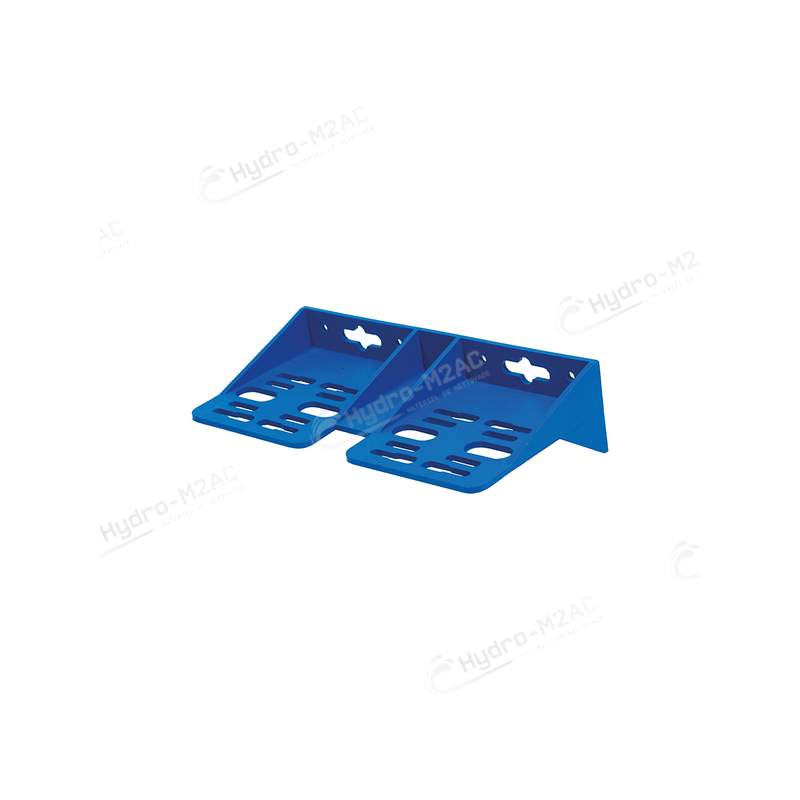 SUPPORT MURAL DOUBLE EN PLASTIQUE - image 1