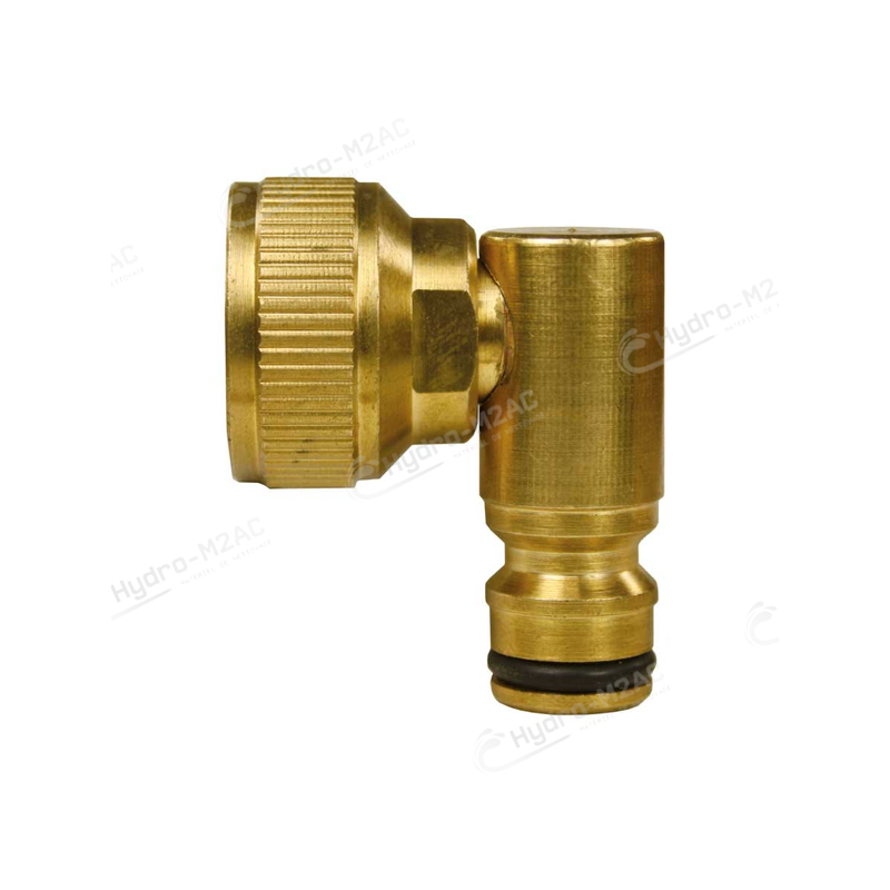 COUPLEUR ROTATIF 90° 3/4" M LAITON - image 1