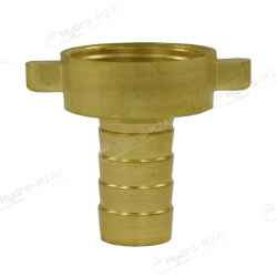 RACCORD DROIT CANNELÉ 3 PIÈCES 3/4 F-19 LAITON - image 1