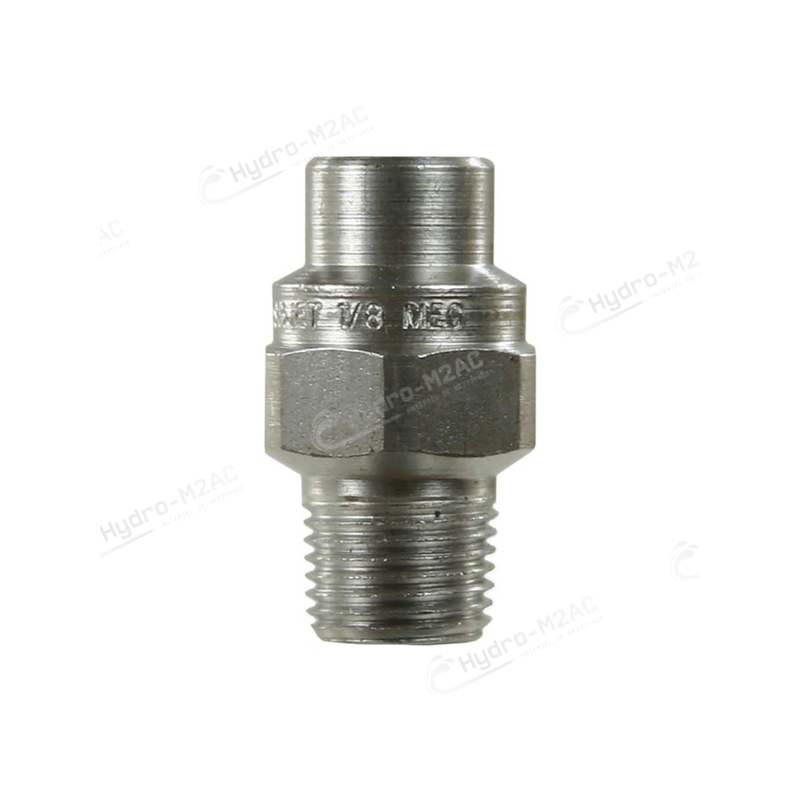 BUSE INOX 1/8" NPT MÂLE 15° - CALIBRE 045 - image 1