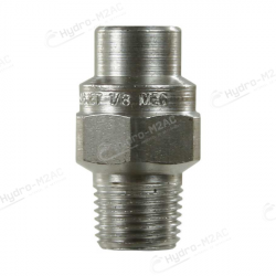 BUSE INOX 1/8" NPT MÂLE 0° - CALIBRE 06 - image 1