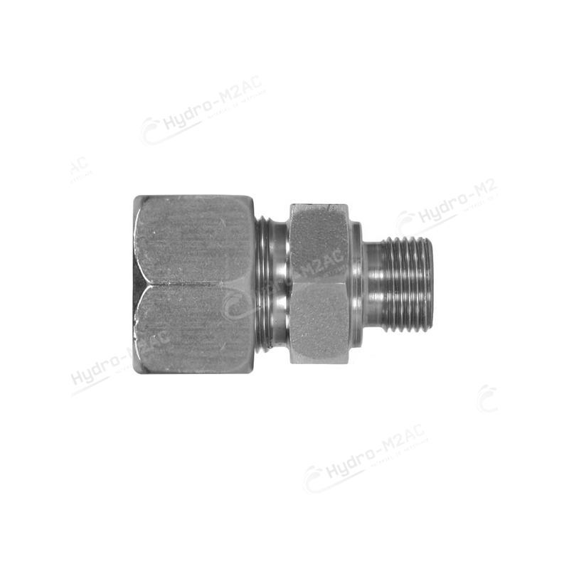 RACCORD À BAGUE 3/8M:TUBE 12 INOX - image 1