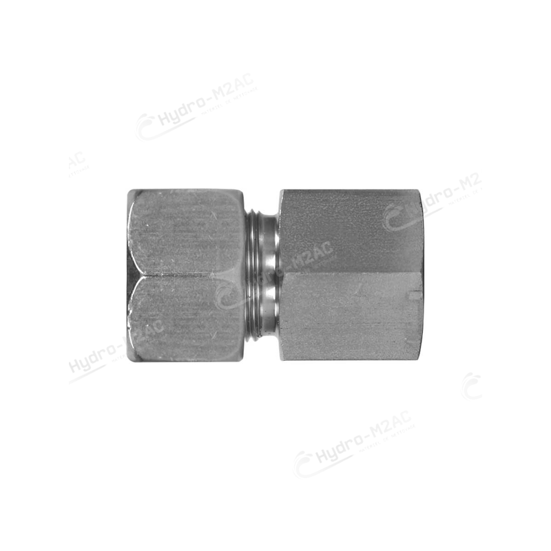 RACCORD À BAGUE 3/8F:TUBE 12 INOX - image 1