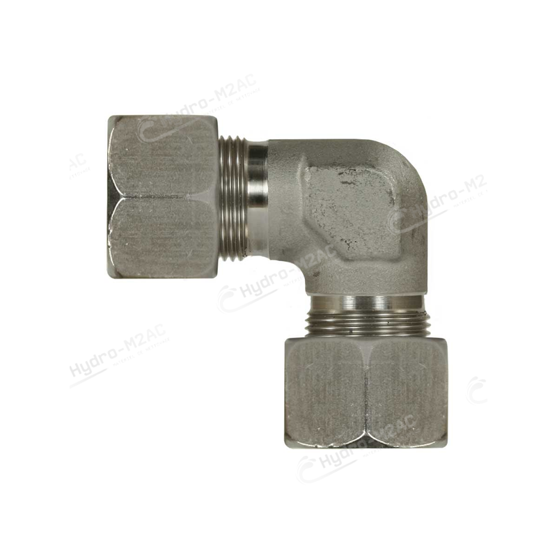 RACCORD À BAGUE COUDÉ W 12L ACIER ZINGUÉ - image 1