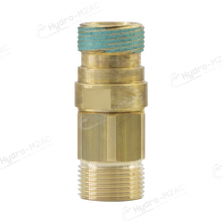 COUPLEUR DE FLEXIBLE M22 M / TR22 M LAITON 400 BAR - image 1