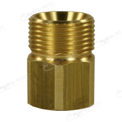 ADAPTATEUR M22 M - 14,88 / 3/8 F SYSTÈME US 400 BAR - image 1