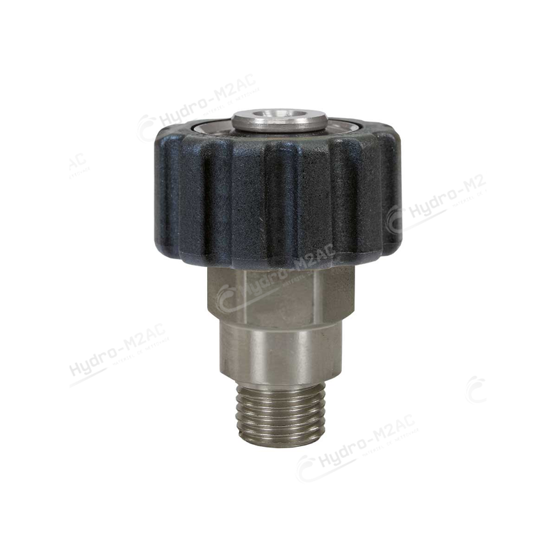 RACCORD MANUEL INOX M22 F / 3/8 M 500 BAR - image 1