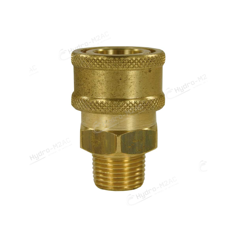RACCORD RAPIDE SP20 3/8 M LAITON - image 1