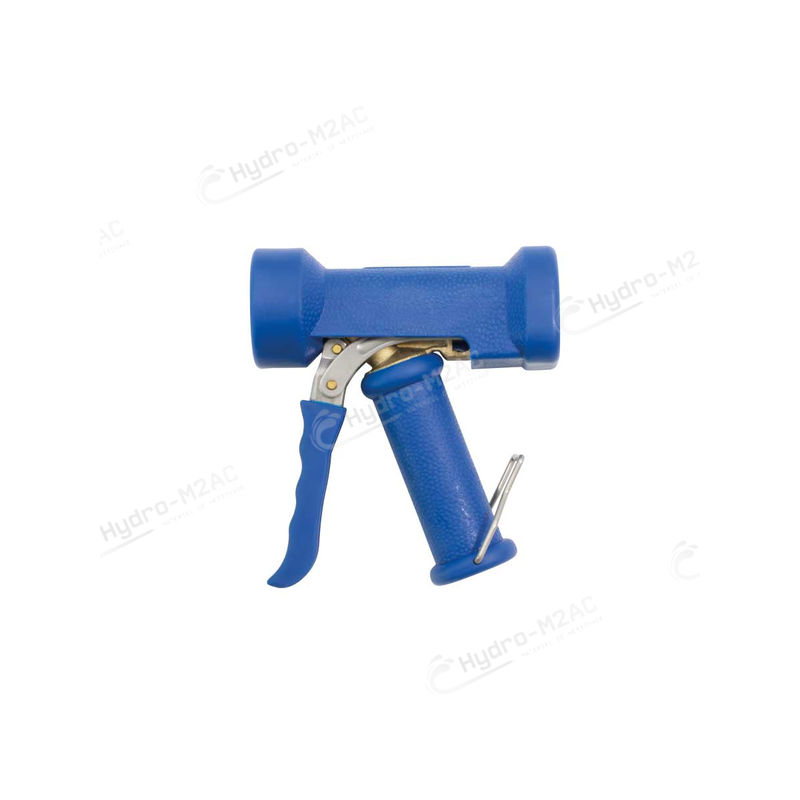 PISTOLET BASSE PRESSION ST-1200 LAITON / INOX BLEU - 1/2" F - 24 BAR - image 1