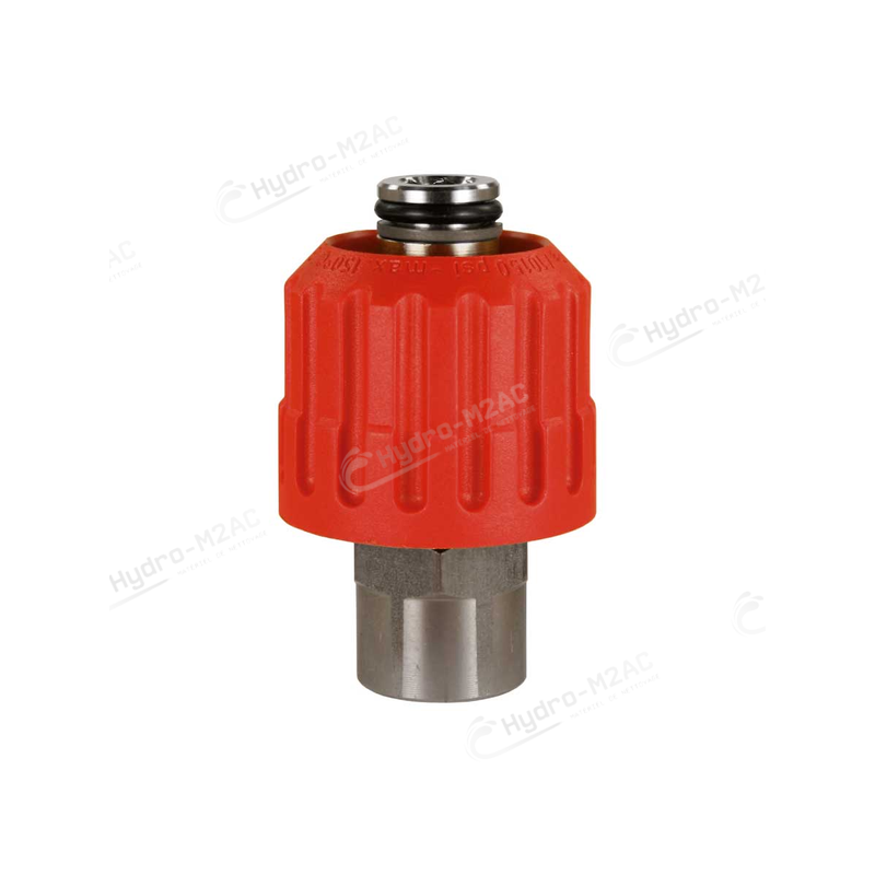 RACCORD MANUEL M24 F / 3/8" F - INOX - 700 BAR - image 1