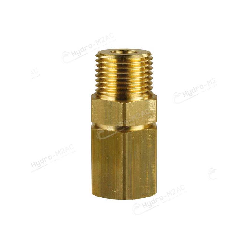 RACCORD ROTATIF 1/2 M - 1/2 F LAITON ST-340 - image 1