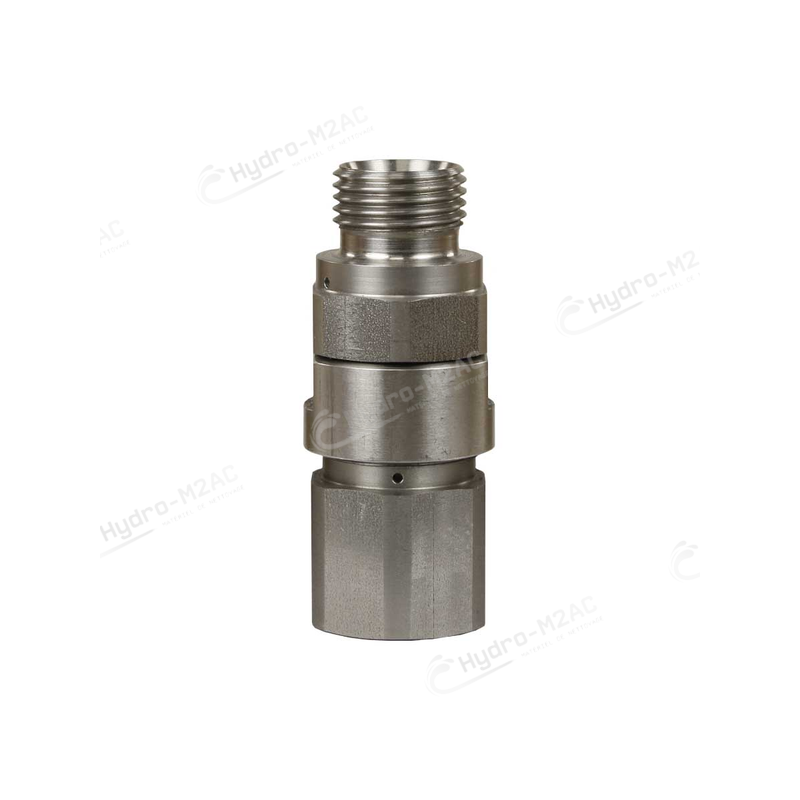 RACCORD ROTATIF 1/2 M - 1/2 F INOX ST-351 600 BAR - image 1