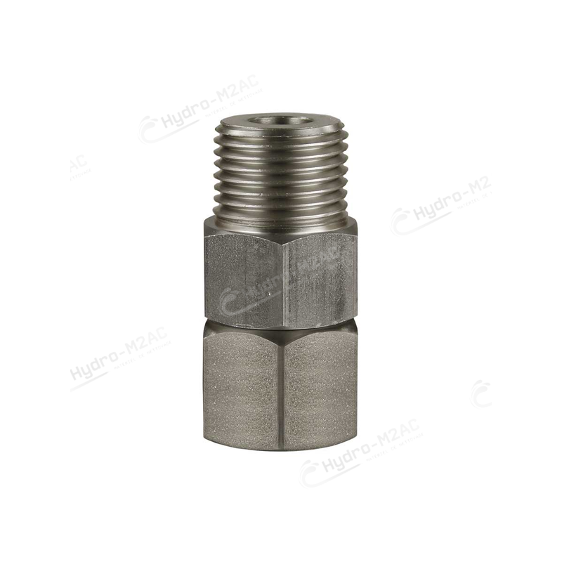 RACCORD ROTATIF 1/2 M - 1/2 F INOX ST-310 - image 1