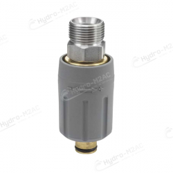 RACCORD ROTATIF TR22 F - M22 M ST-301 INOX/LAITON - image 1