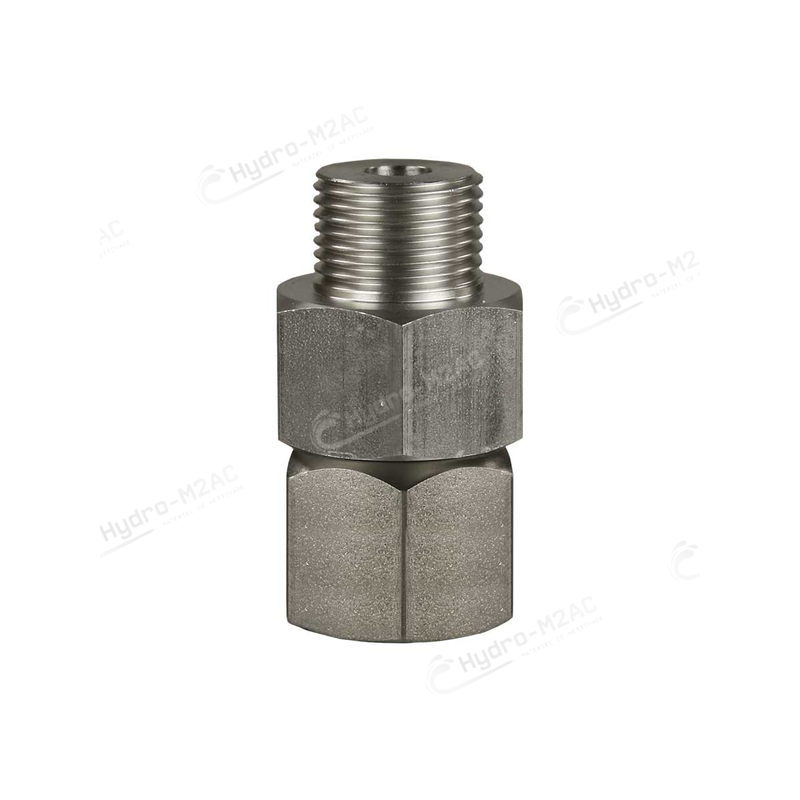RACCORD ROTATIF 3/8 M - 3/8 F INOX ST-310 - image 1