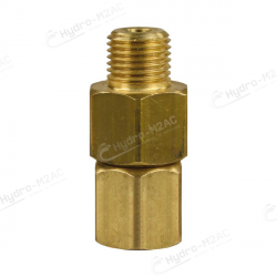 RACCORD ROTATIF 1/4 F - 1/4 M LAITON - 275 BAR - image 1