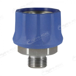 RACCORD RAPIDE ST-45-250 3/8 M INOX BLEU - image 1
