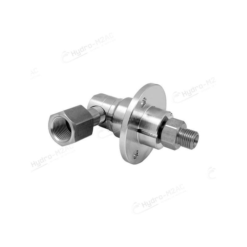 RACCORD ROTATIF DYF-06 90° 3/8" F - 1/4" M 275 BAR - image 1