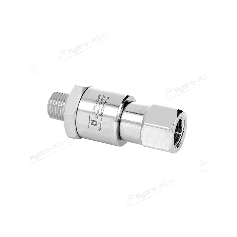 RACCORD ROTATIF DGV-06 1/4" M - 3/8" M 275 BAR - image 1