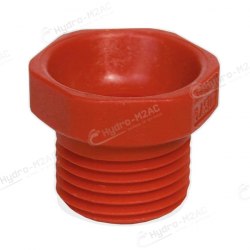 ÉCROU PROTÈGE-BUSE ROUGE PVC - image 1