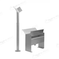 SUPPORT DE LANCE-BROSSE INOX PIED AJUSTABLE - image 1