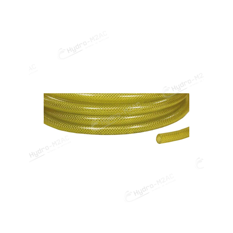 TUYAU TRESSÉ 9X3 JAUNE AU MÈTRE - image 1