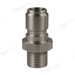 RACCORD RAPIDE 1/2 M CÔNE 60° INOX - image 1