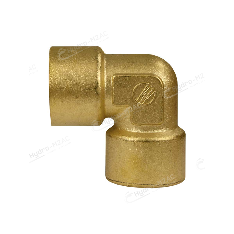 COUDE 1/4 F LAITON 350 BAR 29X29 MM - image 1