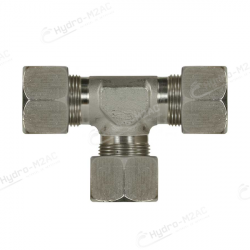 RACCORD À BAGUE EN T 15 L, ACIER ZINGUÉ - image 1