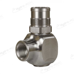 RACCORD ROTATIF 90° ST-322 INOX 1/2 F - image 1