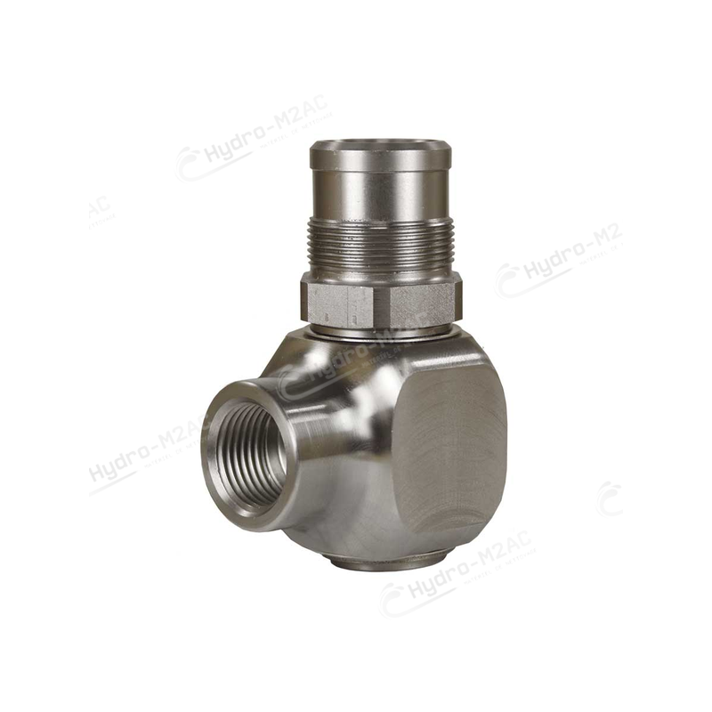 RACCORD ROTATIF 90° ST-322 INOX 1/2 F - image 1