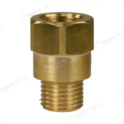 RACCORD 3/8M 3/8F LAITON LONG - image 1