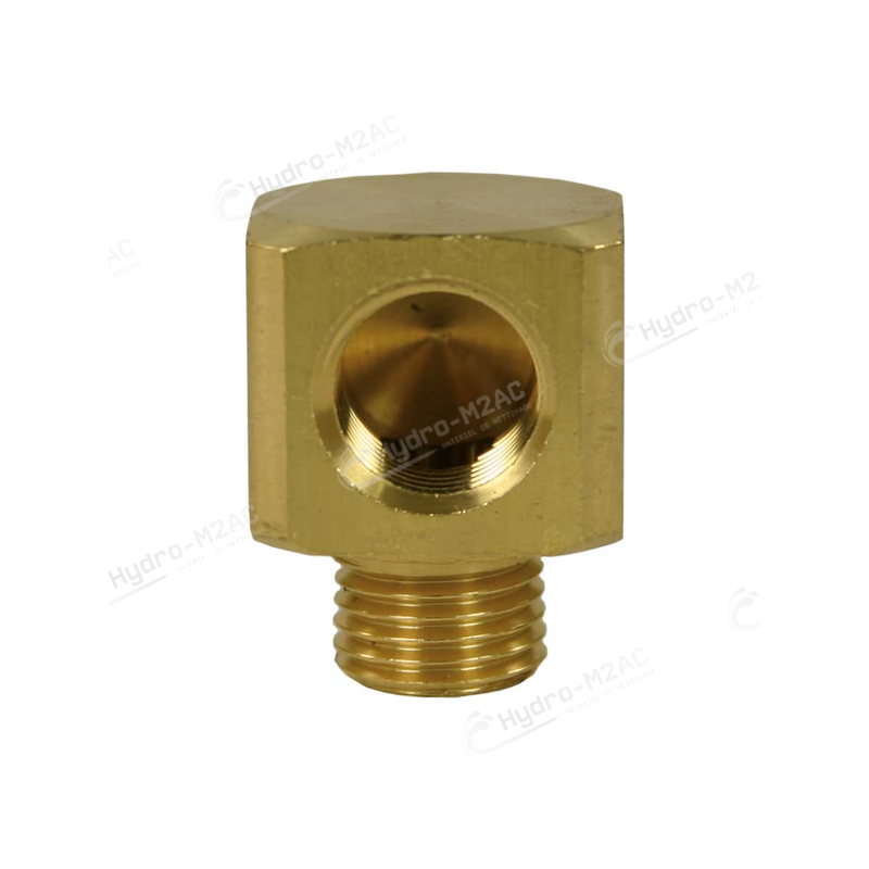COUDE 1/8M 1/8F LAITON COMPACT - image 1