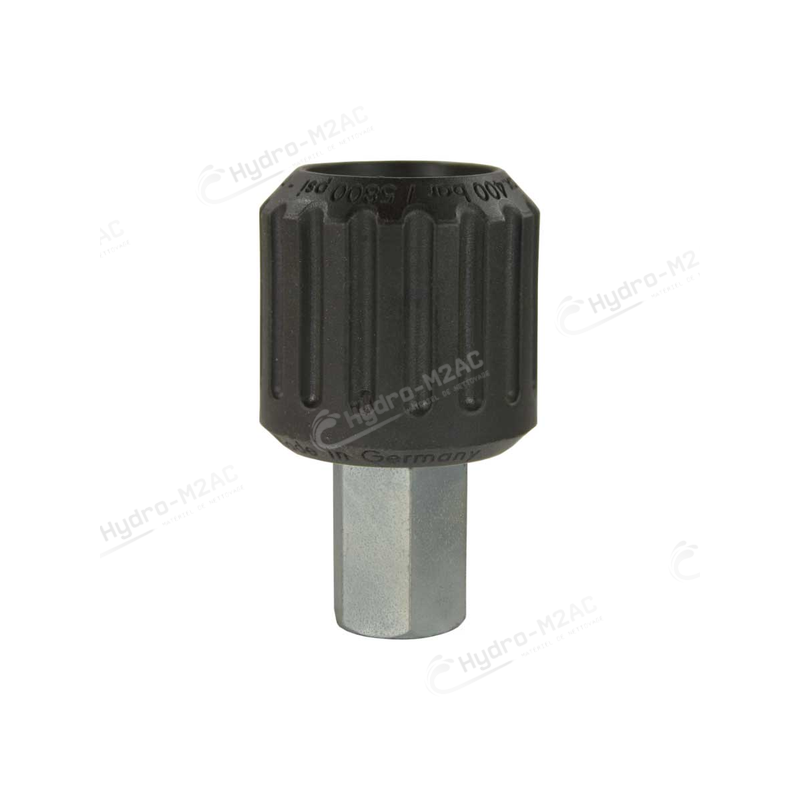 RACCORD MANUEL ROTATIF M22F 1/4F INOX - image 1