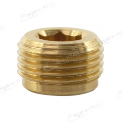 BOUCHON 3/8M SANS COLLERETTE EN LAITON - image 1