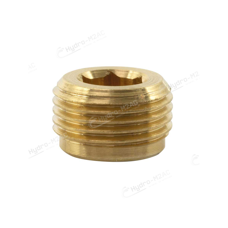 BOUCHON 3/8M SANS COLLERETTE EN LAITON - image 1