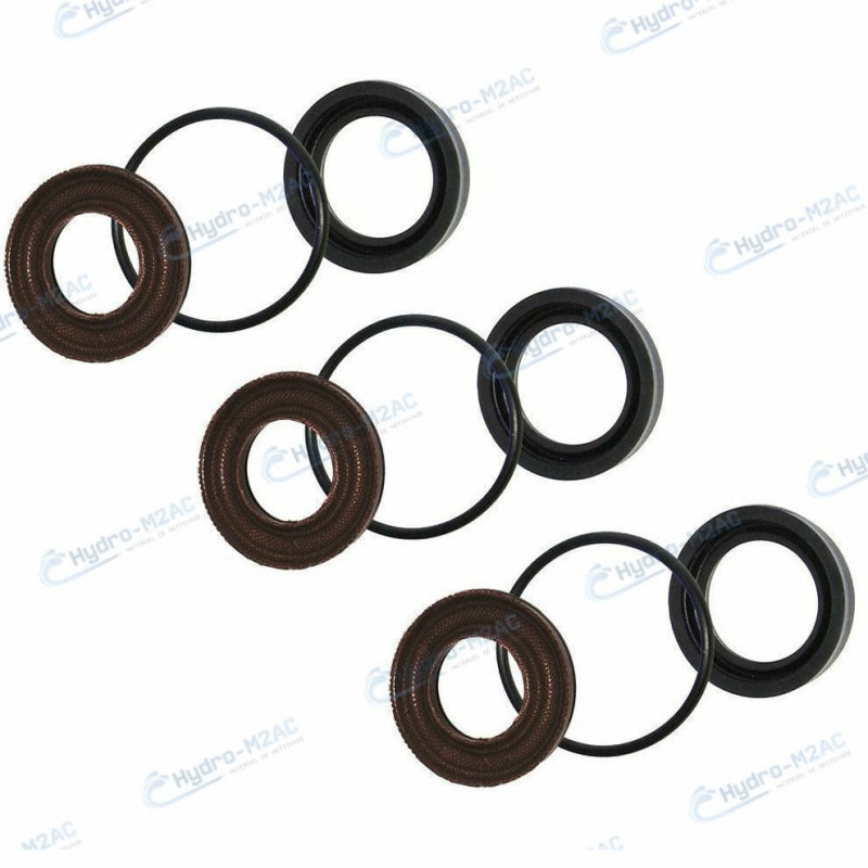 KIT 3 JOINTS D'EAU COMPLET D18MM POUR POMPE ANNOVI REVEBERI - image 1